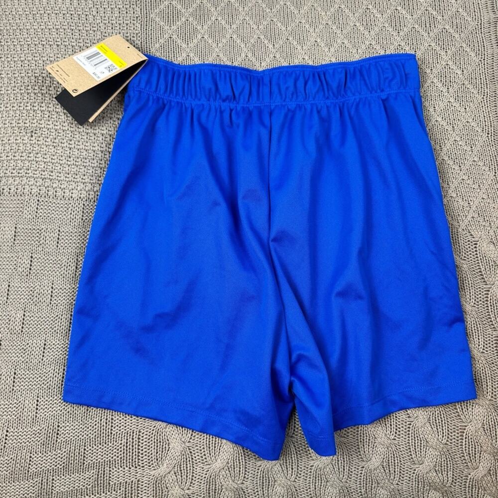 Nike Women's Attack Dri-FIT Fitness Mid-Rise 5" Unlined Shorts Royal Blue Small - Picture 9 of 12